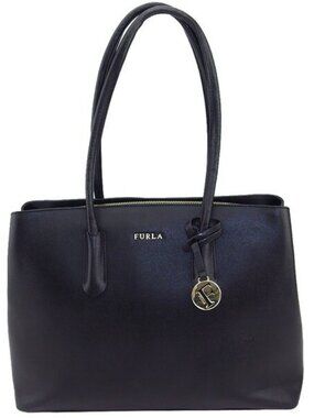 FURLA tote bag × Saffiano leather Authentic Used T23436